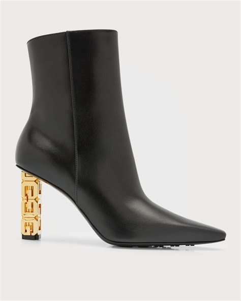 Givenchy G Cube Calfskin Ankle Booties 